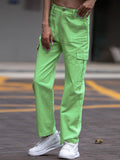 Straight Leg Cargo Pants - Trendsi