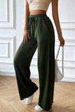 Drawstring Wide Leg Pants with Pocketed - Trendsi - Flyclothing LLC