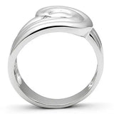 Alamode Rhodium Brass Ring with No Stone - Alamode - Flyclothing LLC