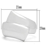 Alamode Rhodium Brass Ring with No Stone - Alamode - Flyclothing LLC