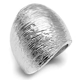 Alamode Rhodium Brass Ring with No Stone - Alamode - Flyclothing LLC