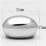 Alamode Rhodium Brass Ring with No Stone - Alamode - Flyclothing LLC