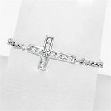 Alamode Rhodium Brass Ring with AAA Grade CZ in Clear - Alamode - Flyclothing LLC