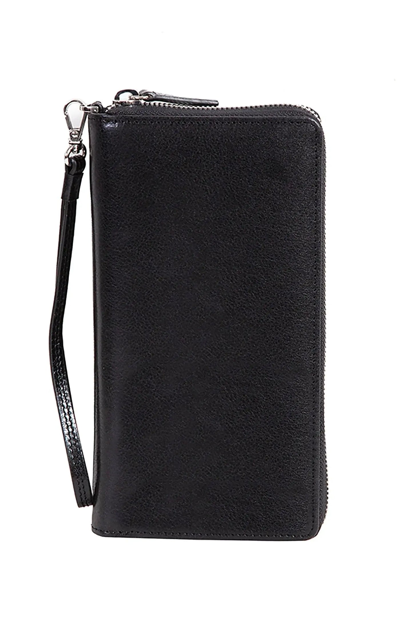 Scully BLACK ZIP AROUND SLIM CLUTCH - Scully Leather - Flyclothing LLC