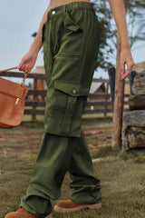 Loose Fit Long Jeans with Pockets - Trendsi - Flyclothing LLC