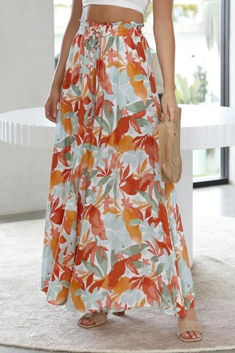 Tied Wide Leg Pants - Trendsi