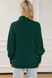 Merry Letter Embroidered High Neck Sweater - Trendsi - Flyclothing LLC