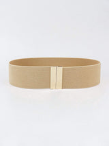 Alloy Buckle Elastic Belt - Trendsi - Flyclothing LLC