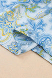 Printed Round Neck Short Sleeve Blouse - Trendsi - Flyclothing LLC