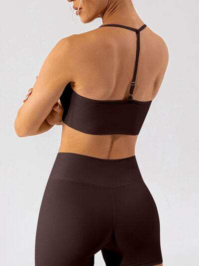 Spaghetti Strap Active Bra - Trendsi - Flyclothing LLC