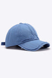 Distressed Adjustable Baseball Cap - Trendsi - Flyclothing LLC