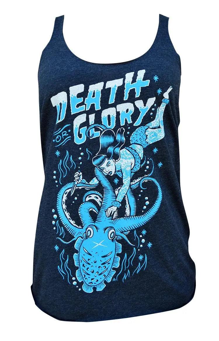Adi Death or Glory Tank Top - Lowbrow Art Company