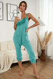 Spaghetti Strap Pocket Jumpsuit - Trendsi