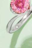 1 Carat Moissanite 925 Sterling Silver Solitaire Ring - Trendsi - Flyclothing LLC