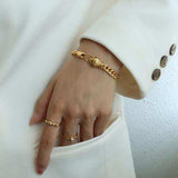 Snake Head Chain Titanium Steel Bracelet - Trendsi - Flyclothing LLC