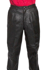 Scully BLACK PLONGE PANTS PLEATED FRONT - Flyclothing LLC