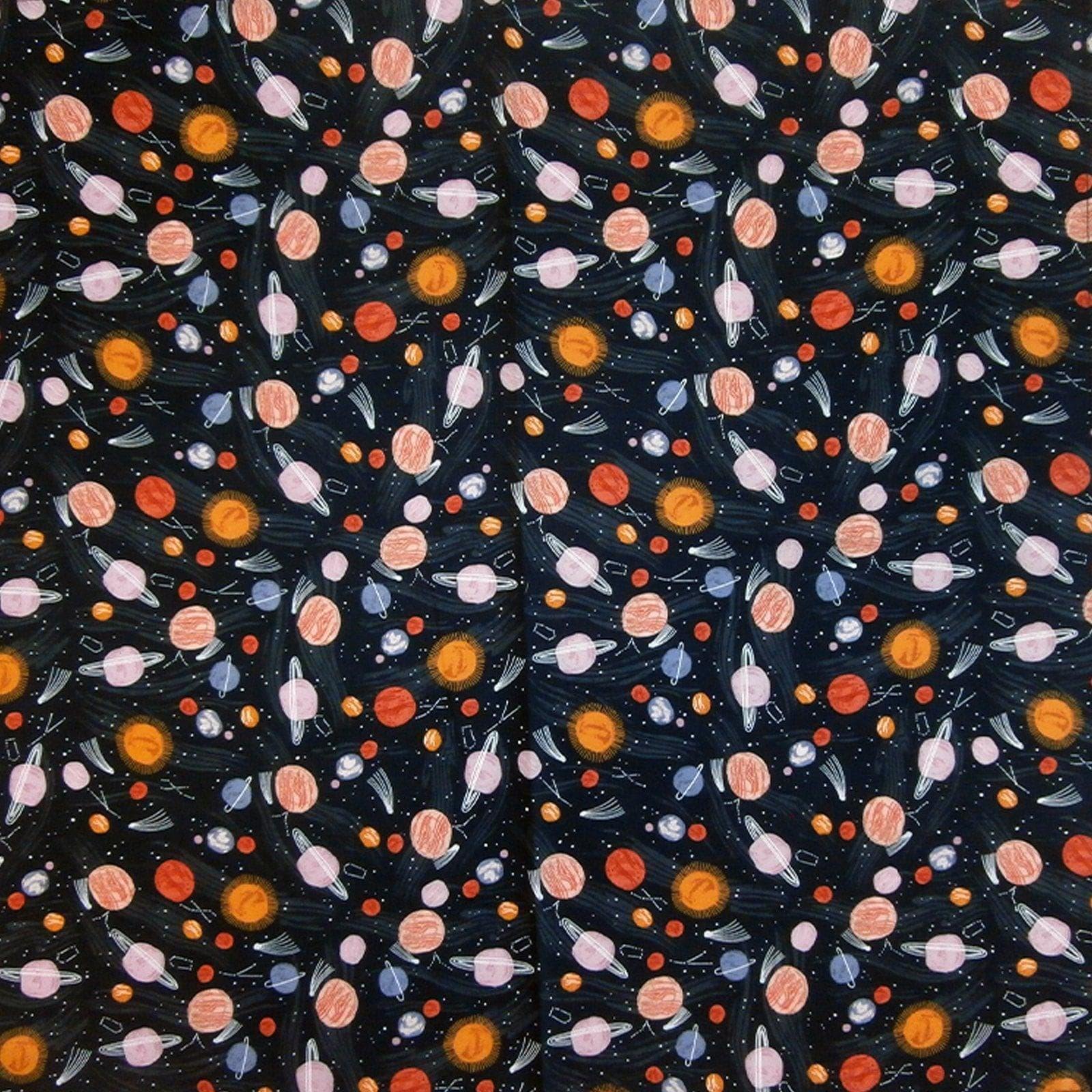 Rockmount Clothing Womens Solar System Print Western Shirt In Navy - Rockmount Clothing
