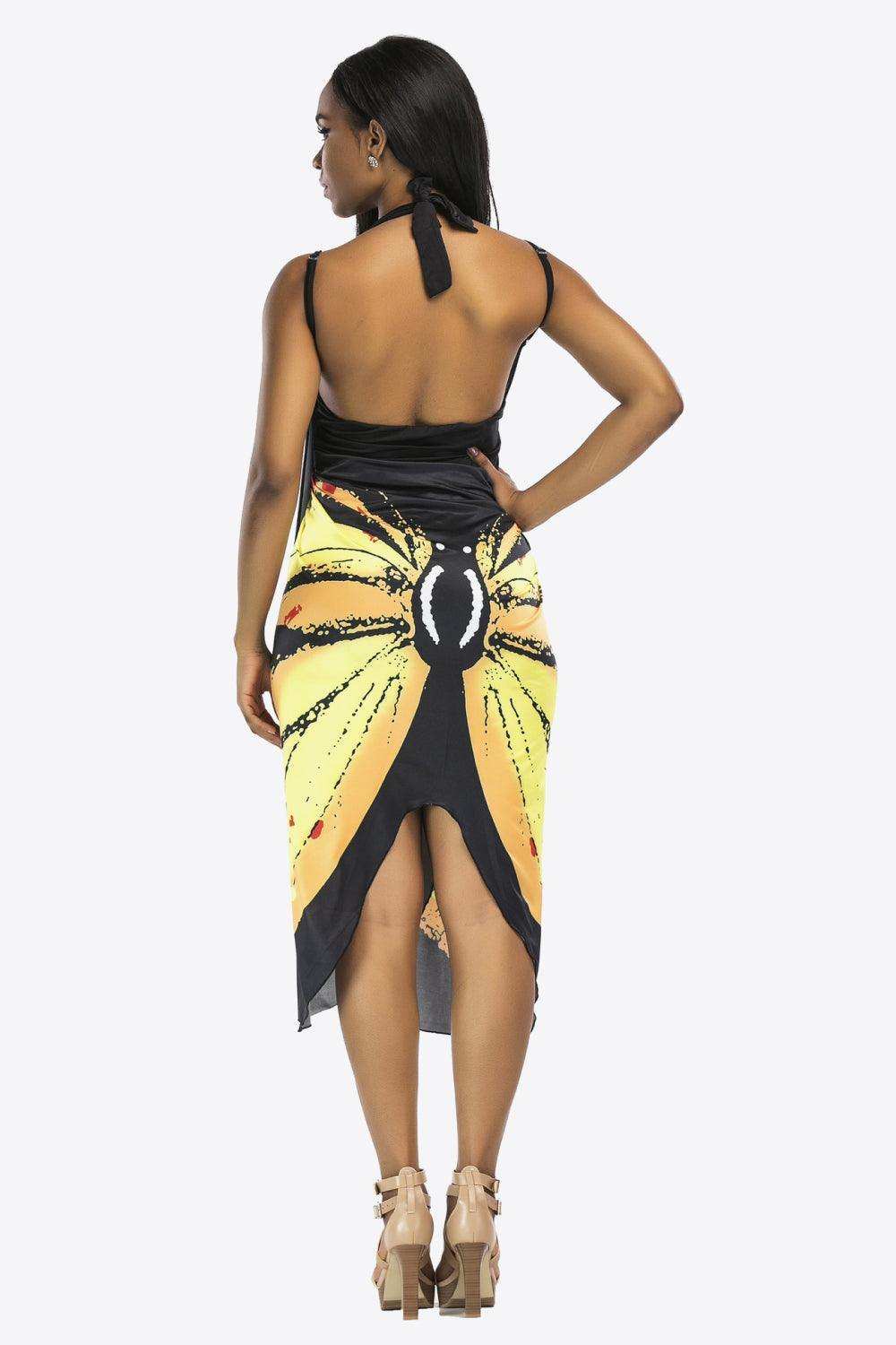 Butterfly Spaghetti Strap Cover Up - Trendsi - Flyclothing LLC