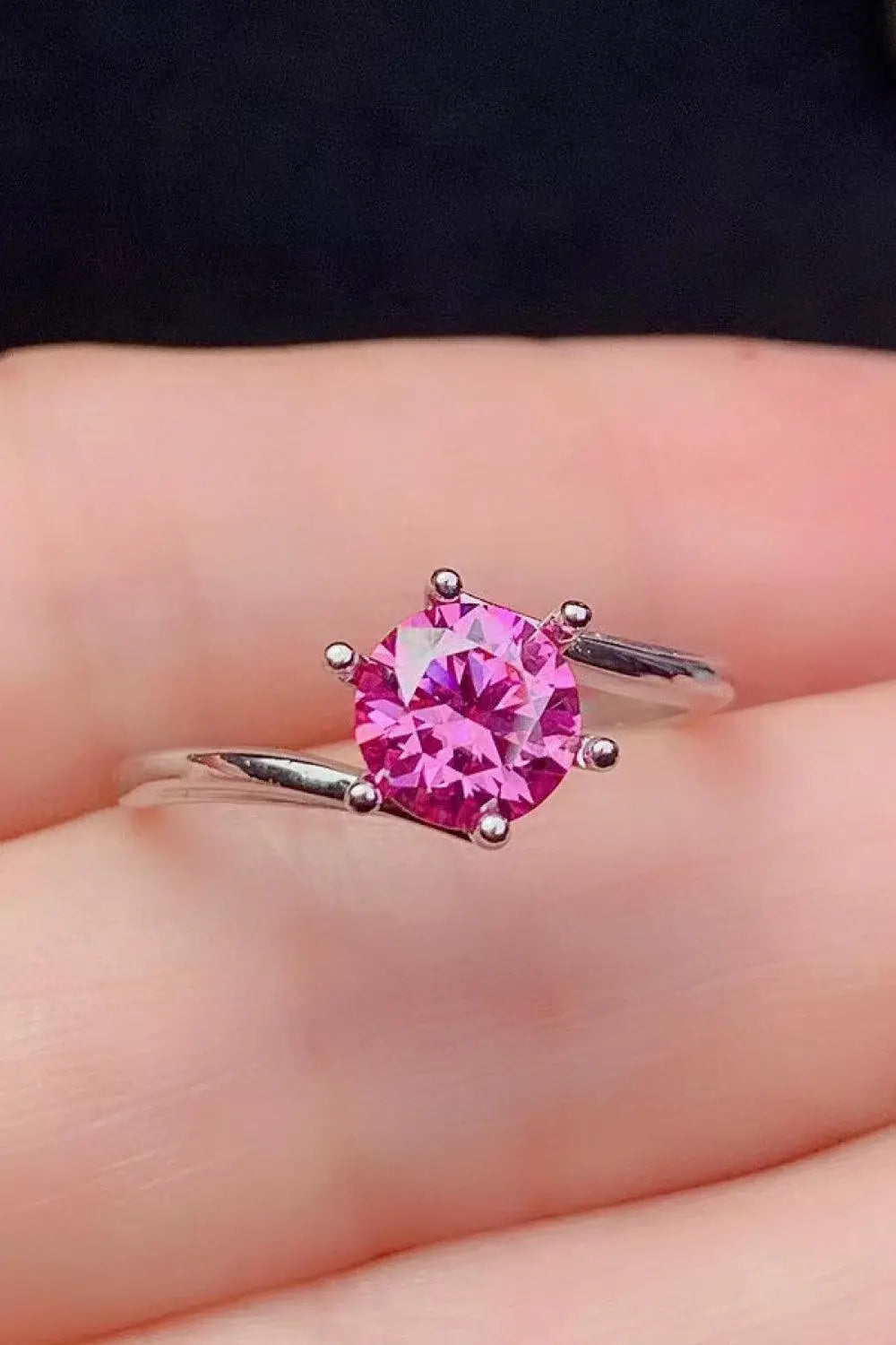 Can't Stop Your Shine 1 Carat Moissanite Ring - Trendsi - Flyclothing LLC