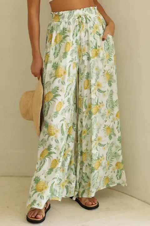 Tied Wide Leg Pants - Trendsi - Flyclothing LLC
