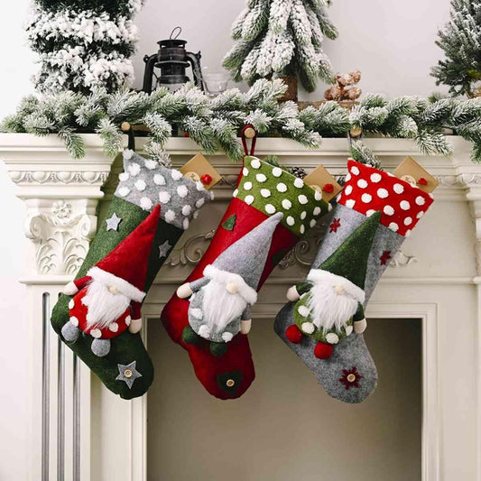 Christmas Stocking Hanging Widget - Trendsi