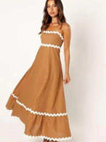 Spaghetti Strap Maxi Dress - Trendsi - Flyclothing LLC