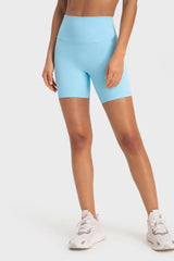 Staying Cozy Wide Waistband Biker Shorts - Trendsi - Flyclothing LLC