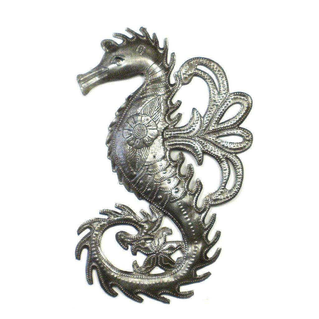 Seahorse Metal Wall Art - Croix des Bouquets - Croix des Bouquets - Flyclothing LLC