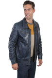 Scully DENIM ZIP FRONT JACKET - Scully Leather