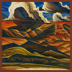 Limited-Edition Southwest Range Silk Scarf by William Haskell - Rockmount Clothing