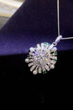 2 Carat Moissanite 925 Sterling Silver Necklace - Trendsi