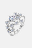 9.27 Carat Moissanite 925 Sterling Silver Ring - Trendsi