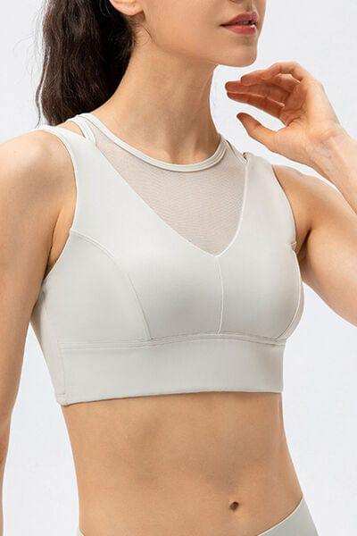 Cutout Wide Strap Active Tank - Trendsi - Flyclothing LLC
