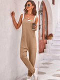Spaghetti Strap Jumpsuit with Pockets - Trendsi - Flyclothing LLC