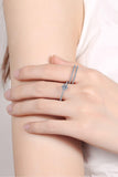 Moissanite 925 Sterling Silver Ring Set - Trendsi