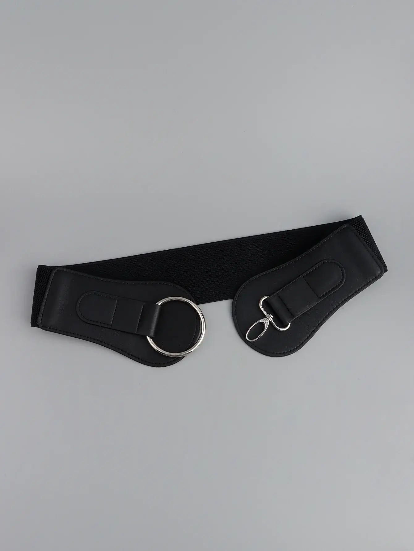 PU Elastic Wide Belt - Trendsi - Flyclothing LLC