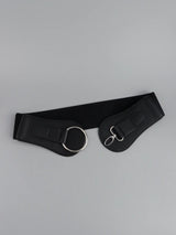 PU Elastic Wide Belt - Trendsi - Flyclothing LLC