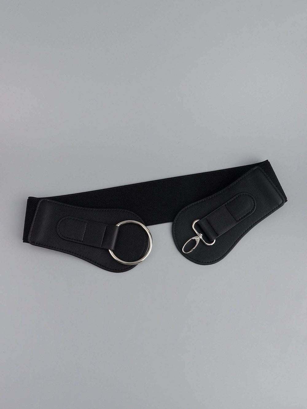 PU Elastic Wide Belt - Trendsi - Flyclothing LLC