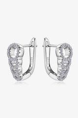 Moissanite 925 Sterling Silver Earrings - Trendsi - Flyclothing LLC