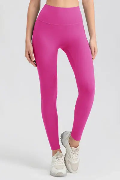 High Waist Skinny Active Pants - Trendsi - Flyclothing LLC