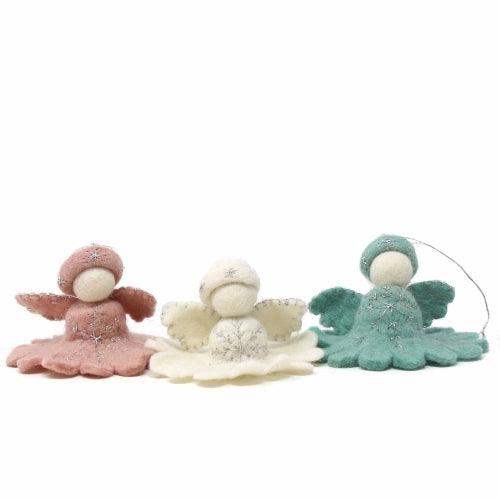 White Angel Felt Ornament - Global Groove (H) - Global Groove (H) - Flyclothing LLC