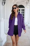 Dropped Shoulder Longline Shirt - Trendsi
