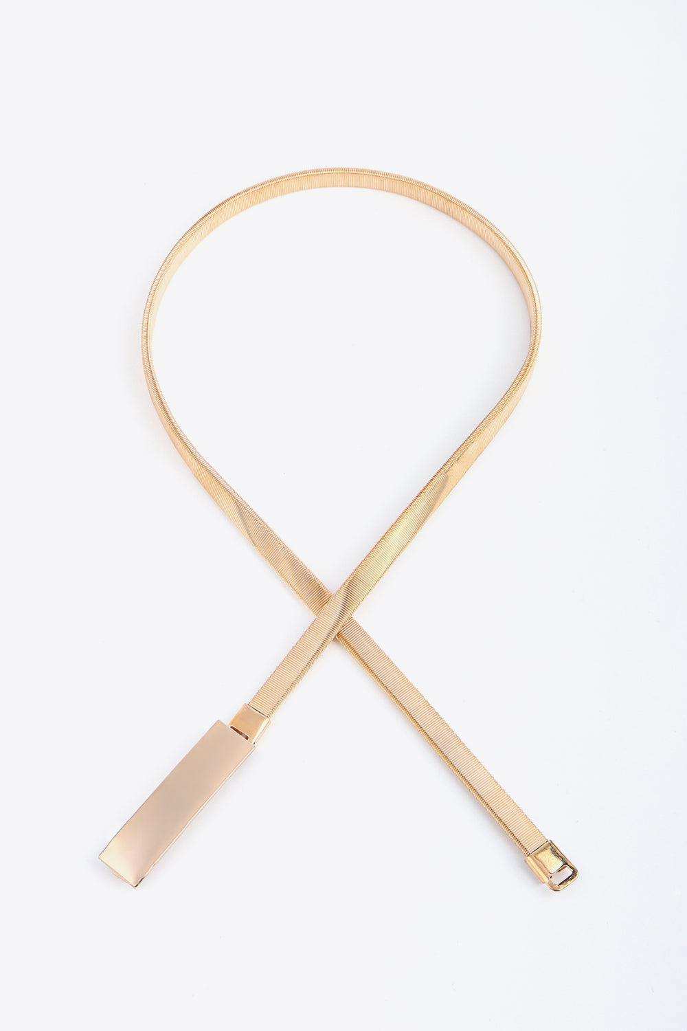 Elastic Iron Skinny Belt - Trendsi - Flyclothing LLC