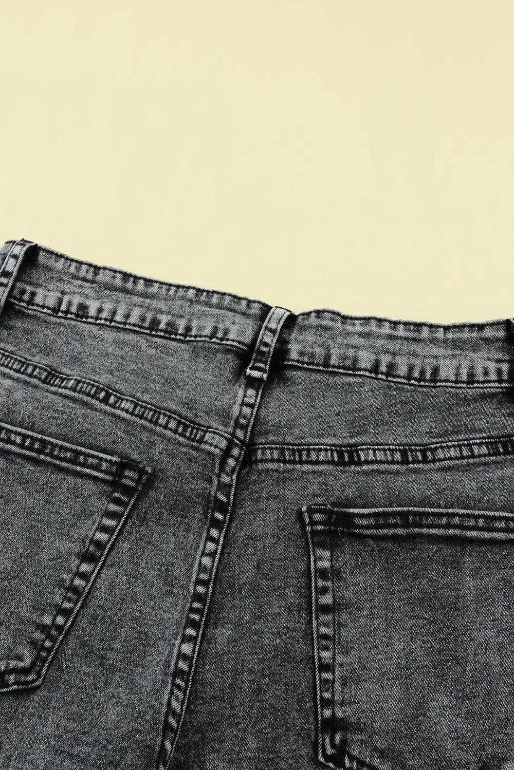 Slit Flare Jeans - Trendsi - Flyclothing LLC