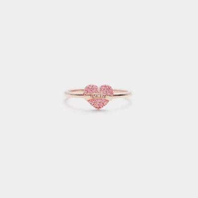 MOM Heart Shape 925 Sterling Silver Engraved Ring - Trendsi - Flyclothing LLC