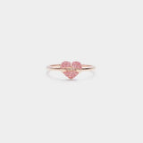 MOM Heart Shape 925 Sterling Silver Engraved Ring - Flyclothing LLC
