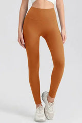 High Waist Skinny Active Pants - Trendsi - Flyclothing LLC