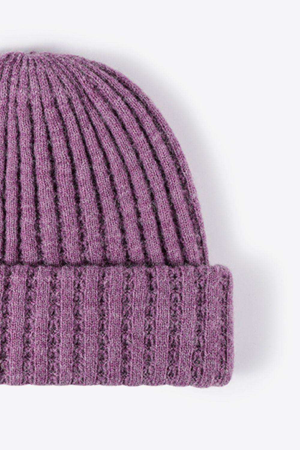 Wide Rib Beanie - Trendsi - Flyclothing LLC