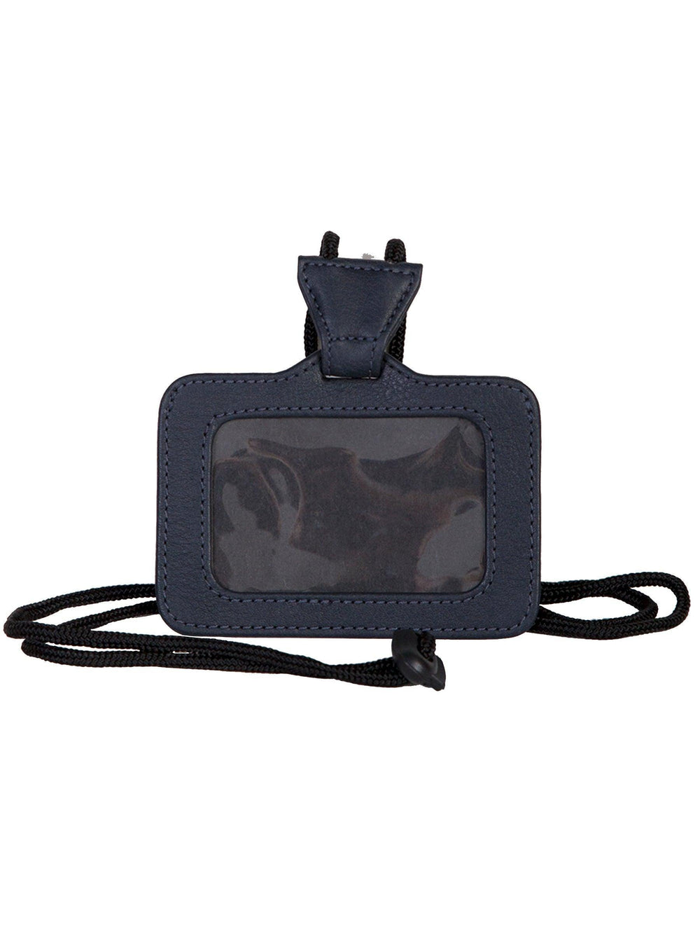 Scully NAVY ID HOLDER W/CORD - Scully Leather