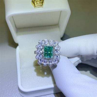 3 Carat Moissanite 925 Sterling Silver Ring - Trendsi - Flyclothing LLC